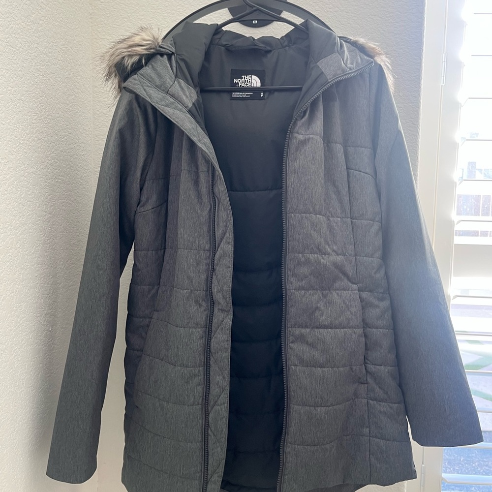 North Face Gray Coat